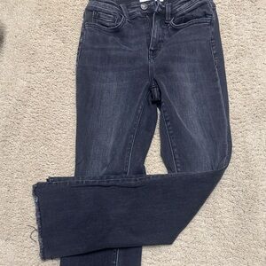 Classic Dark Gray Straight Leg Jeans